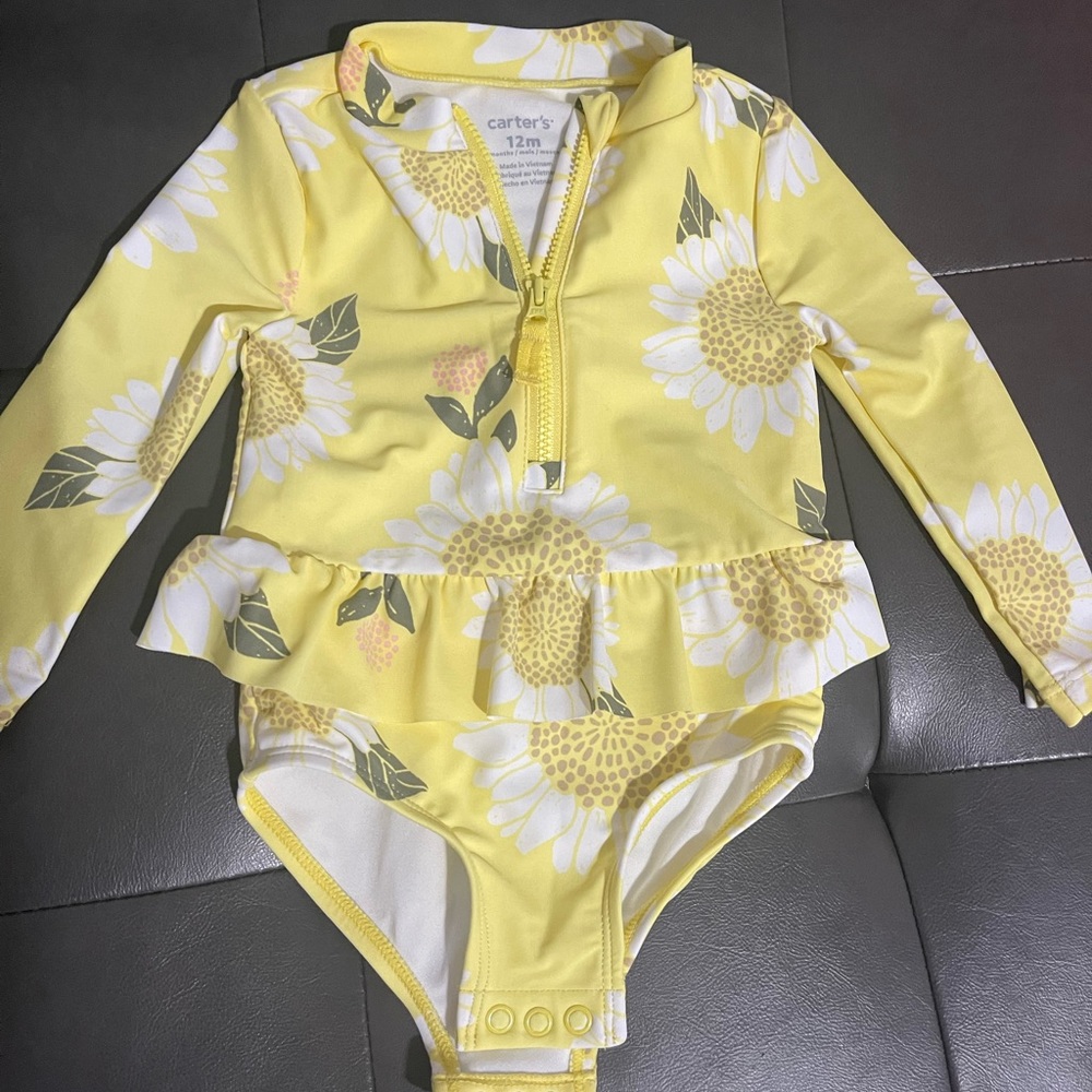Yellow carter’s swinsuit
